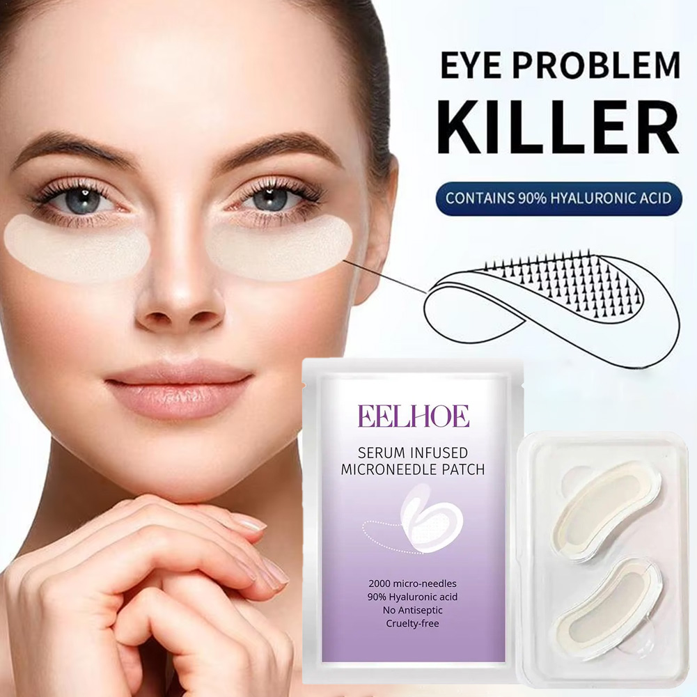 Sheet Mask Collagen - 1 คู่ Micro-needle Eye Patch Mask